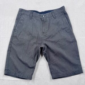 EUC Volcom Corpo Class Mens 28 Chino Shorts Charcoal Gray A09313S0